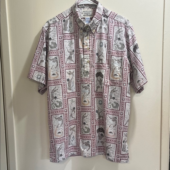 Men’s Reyn Spooner “Dietrich Varez “ Hawaiian Print Mens (L) Shirt - Picture 1 of 6